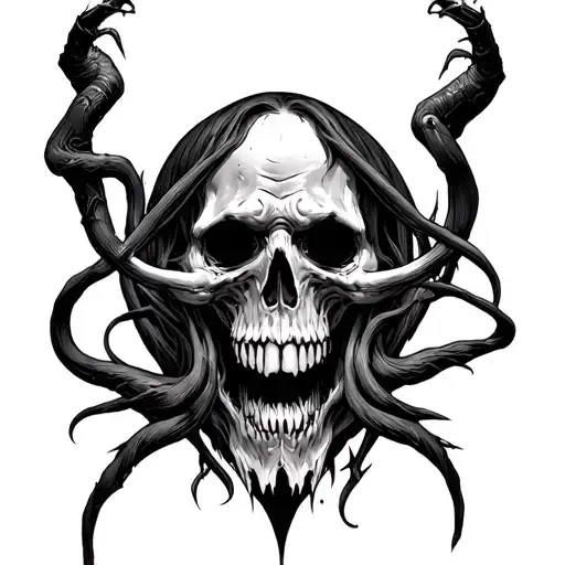 incubus, full frontal view tattoo design idea