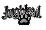 The name Jughead spelled out between two paw prints tattoo design idea