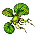 Venus fly trap tattoo design idea