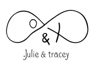 "Julie & Tracey" infinity symbol tattoo design idea