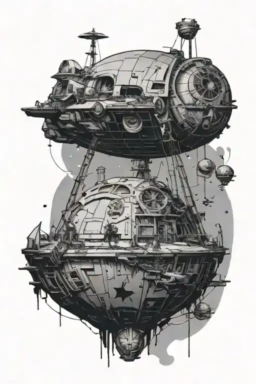 Star Wars, treasure planet tattoo design idea