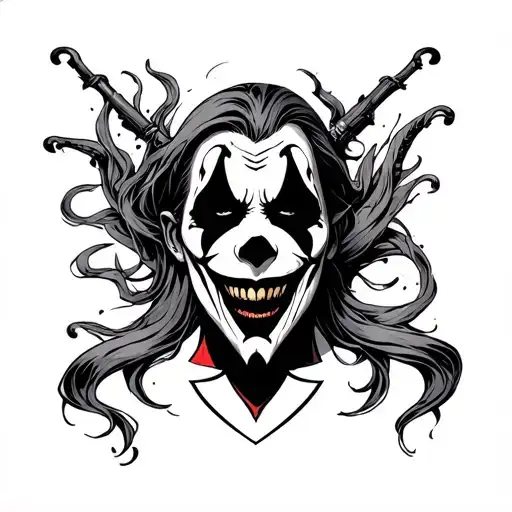 Terrifier tattoo design idea
