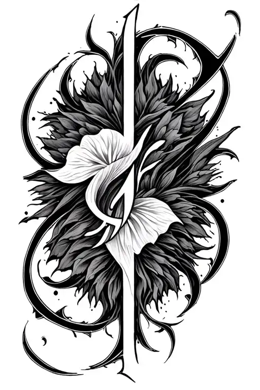 fragile ambigram tattoo tattoo design idea
