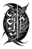 fragile ambigram tattoo tattoo design idea