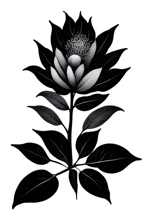 minimal tattoos designs that represent of love, care, nature, growth, eudaimonia tattoo design idea