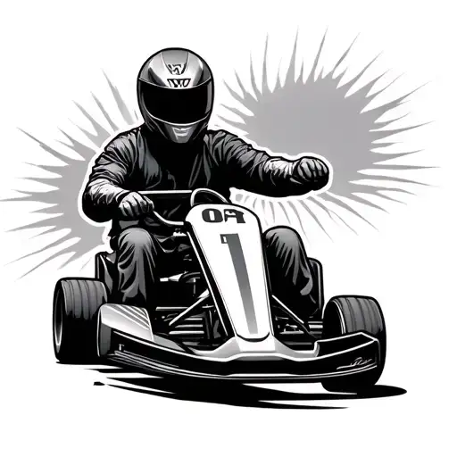 Go Kart tattoo design idea