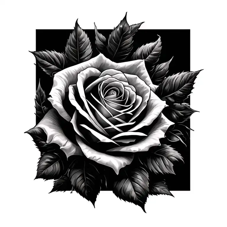 the numbers 999 Juice Wrld, Rose wrapping through them tattoo design idea