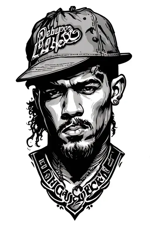 Joe choppa gang gun tattoo design idea