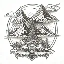  highest place, summit, summit, shahika, Highest level of achievement tattoo design idea