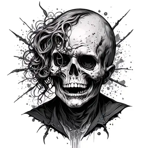 depict a toxic attatchment disorder caused by BPD tattoo design idea