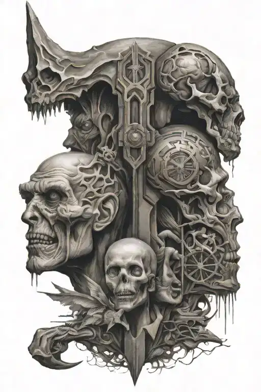 The strength of a person's spirit would then be measured by how much 'truth' he could tolerate. tattoo design idea