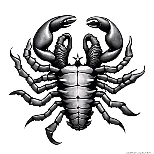 stars scorpio libra aries tattoo design idea