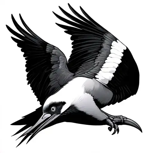 Frigate Bird tattoo design idea