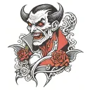 vampire bite tattoo on the neck tattoo design idea