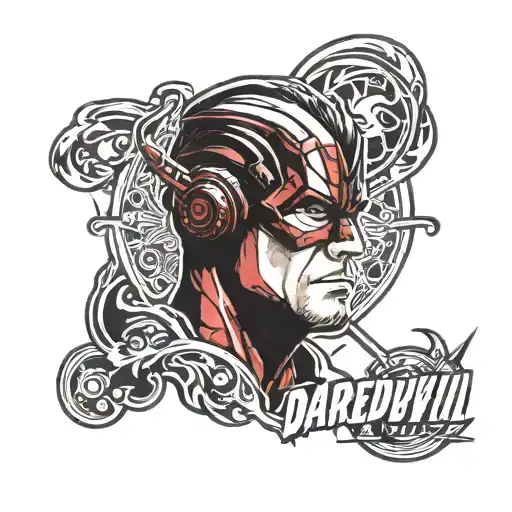 daredevil tv series tattoo design idea