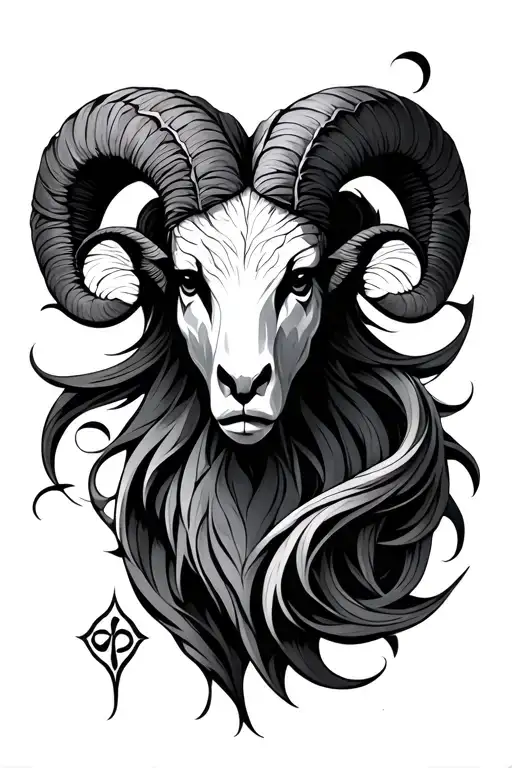Velaris, aries, Aquarius symbol  tattoo design idea