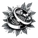 wedding ring finger tattoo tattoo design idea