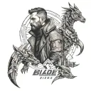 Blade Runner 2049 tattoo design idea