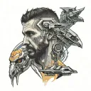 Blade Runner 2049 tattoo design idea