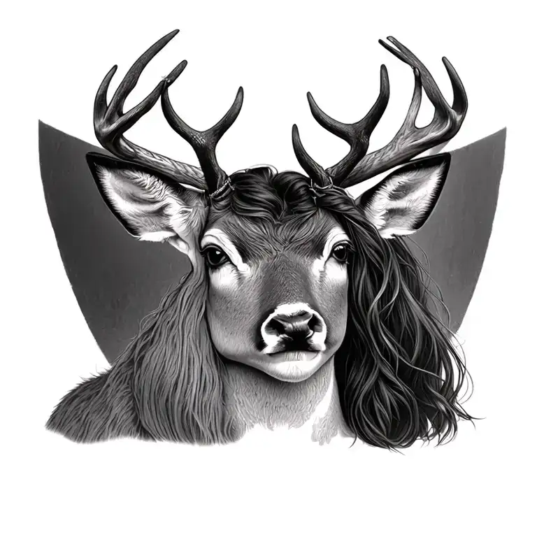 Kaylee Payton with a deer tattoo design idea