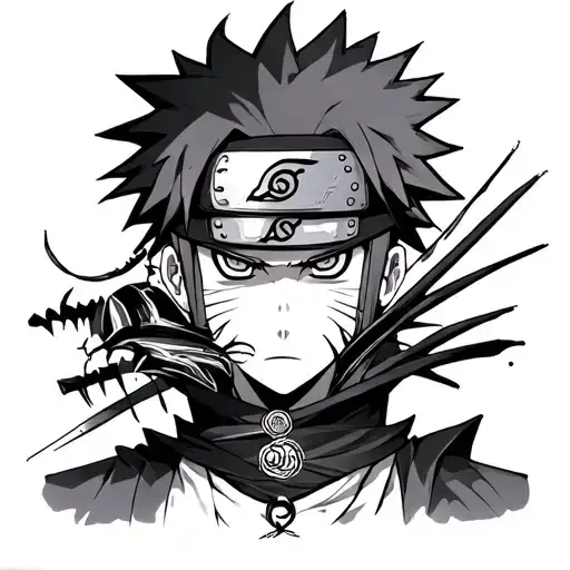 Shinigami Naruto tattoo design idea