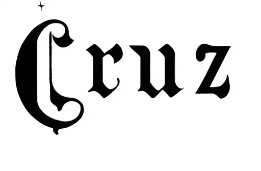 "Cruz" tattoo design idea