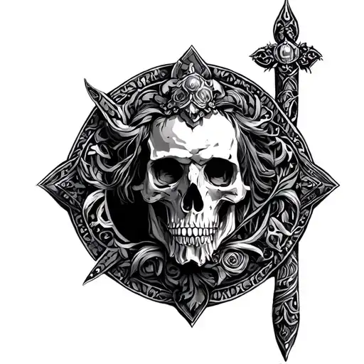 Anglo Saxon tattoo design idea