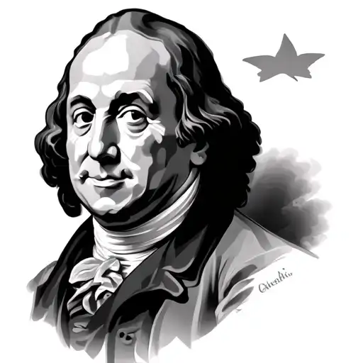 Benjamin Franklin tattoo design idea