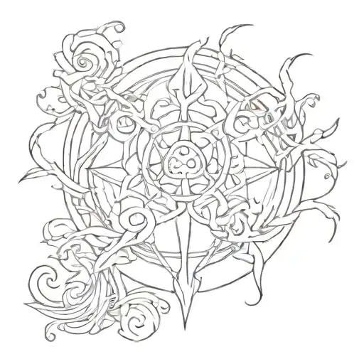 eating disorder awareness symbol incorporated tattoo design idea