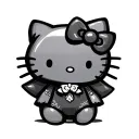 Hello Kitty as a Cherry tattoo design idea