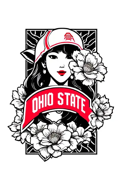 ohio state buckeyes tattoo design idea