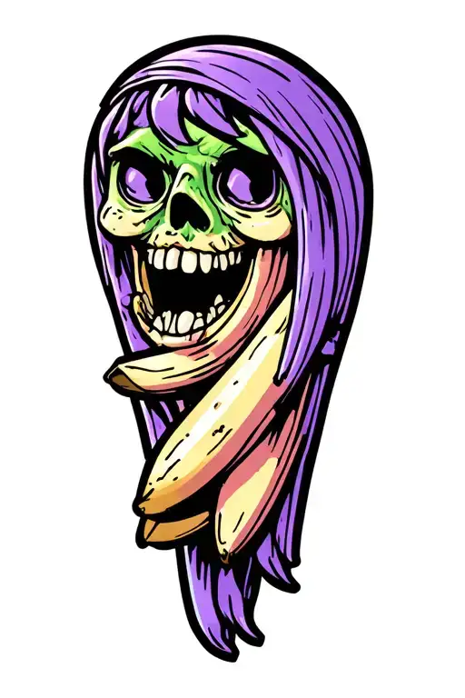 this sh** is bananas tattoo design idea