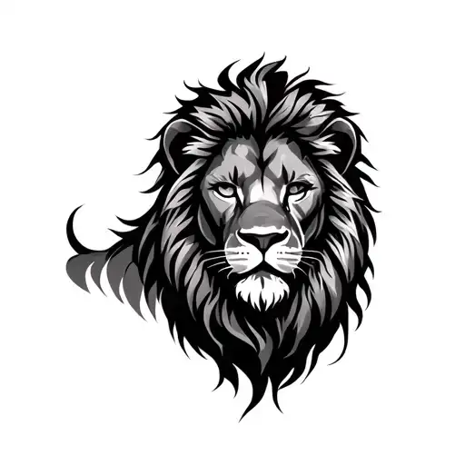 Lion Of Judah tattoo design idea