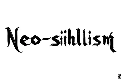 "Neo-sihilism Japanese" tattoo design idea