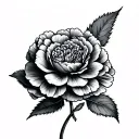 Carnation tattoo design idea