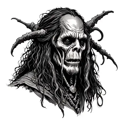 Davy Jones tattoo design idea