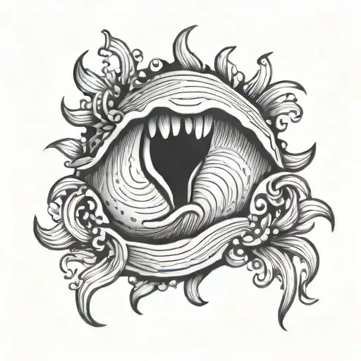 Anus tattoo design idea