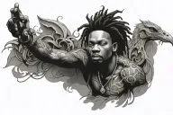 Jonta Davis tattoo design idea
