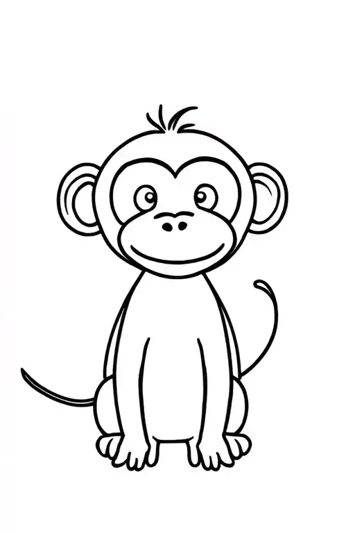 Our monkey Charly cuddly toy tattoo design idea