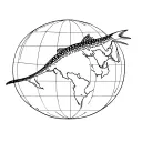 Map of Pike tattoo design idea