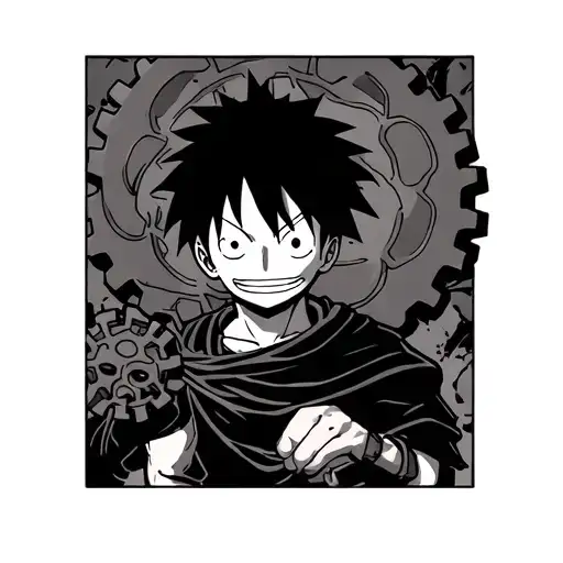 Luffy all Gears  tattoo design idea