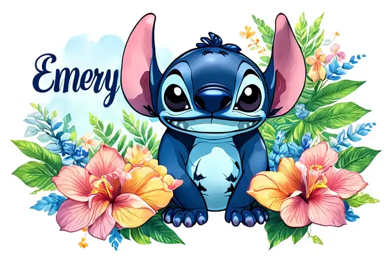 "Emery" Lilo & Stitch tattoo design idea