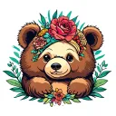 Mama Bear Baby Bear tattoo design idea