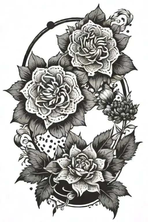 Virgo +gemini tattoo design idea