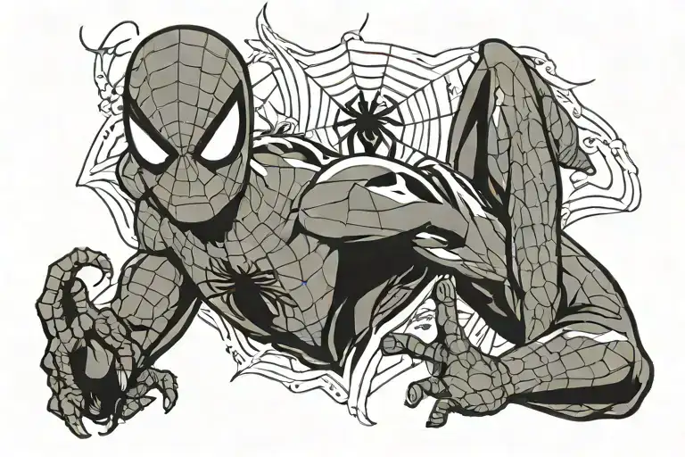 Spider-Man tattoo design idea