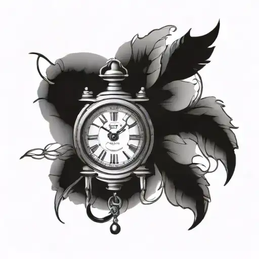 2 clocks depicting 11:03 tattoo design idea