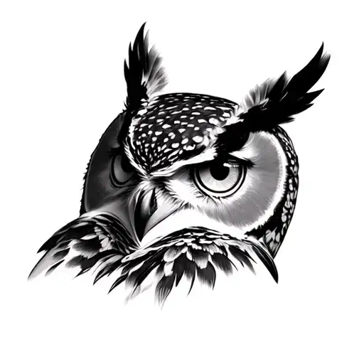 Owl Eyes tattoo design idea
