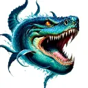 leviathan tattoo design idea