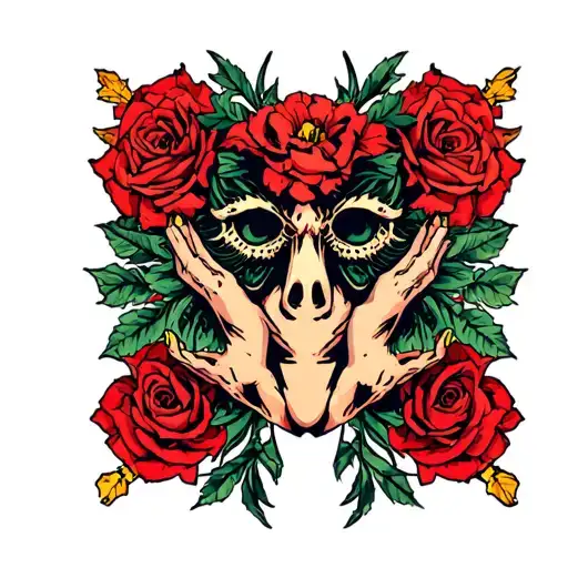 a person who attempted suicidal thoughts tattoo design idea