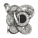 1990 Roman Numerals tattoo design idea